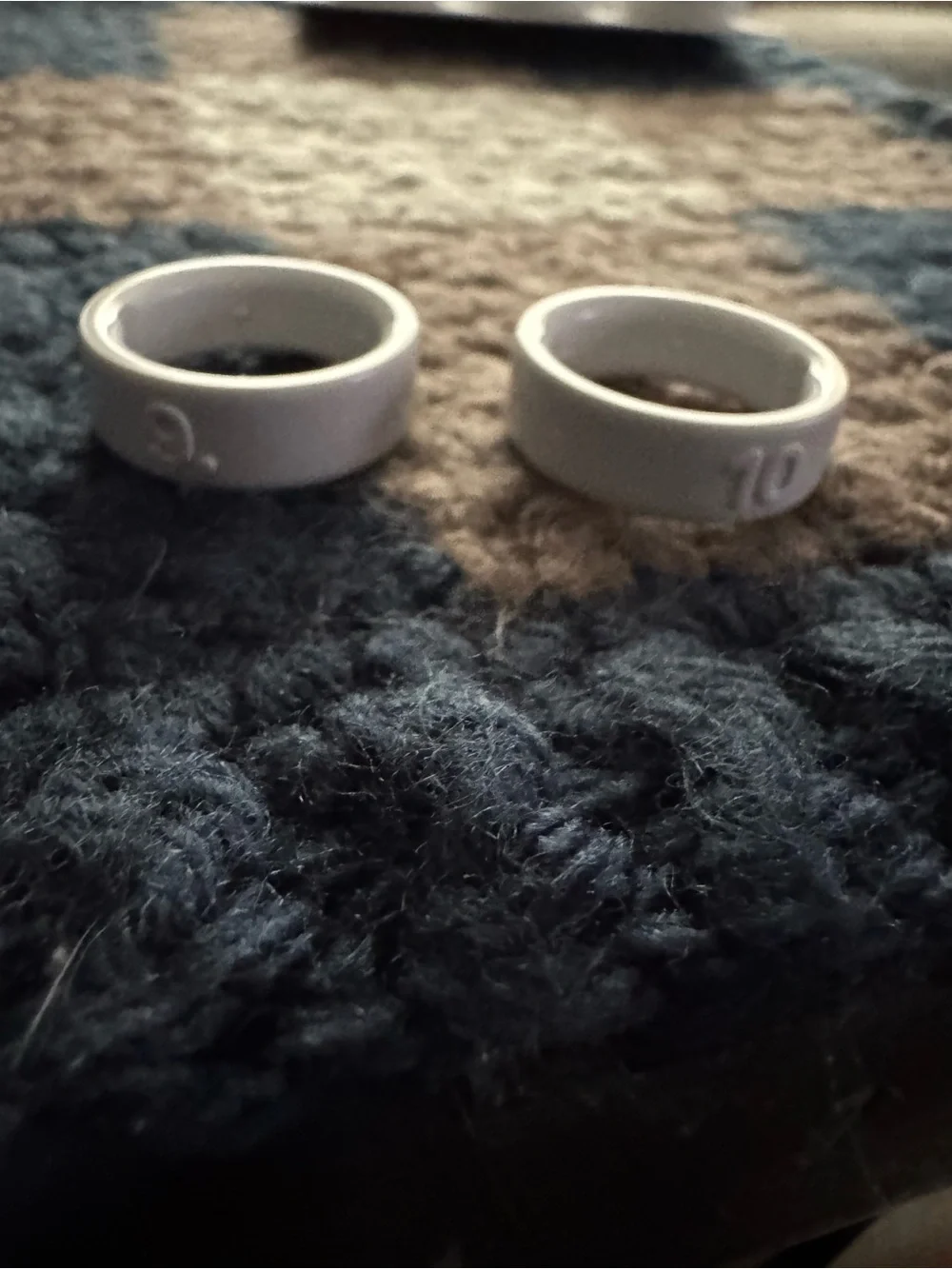 Oura White Ring Sizing Set (Numbers 4–15)